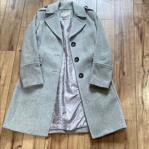 Michael Kors Light Gray Trench Coat